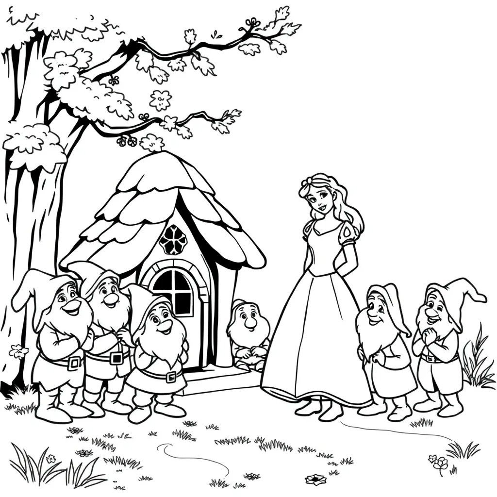 tô màu bạch tuyết 32