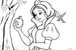 Top tranh tô màu Bạch Tuyết đẹp nhất 2025