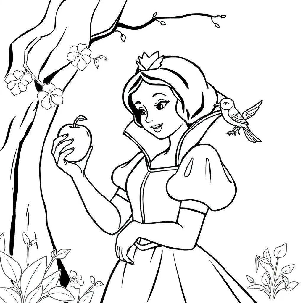 tô màu bạch tuyết 33