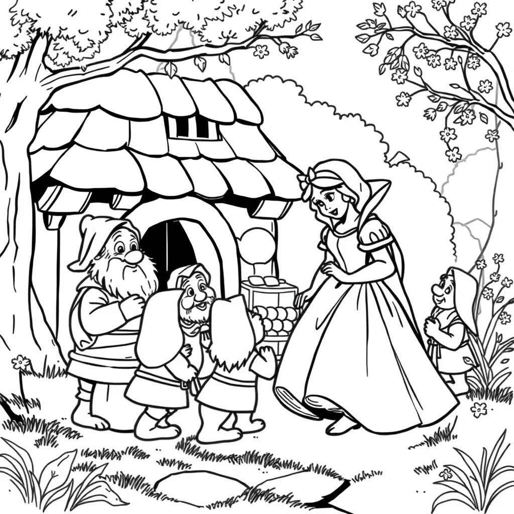 tô màu bạch tuyết 36