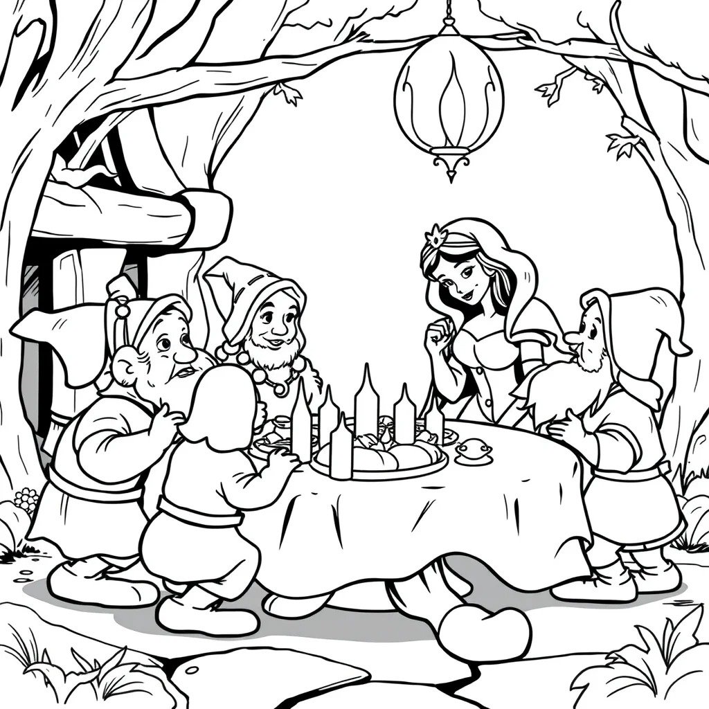 tô màu bạch tuyết 38