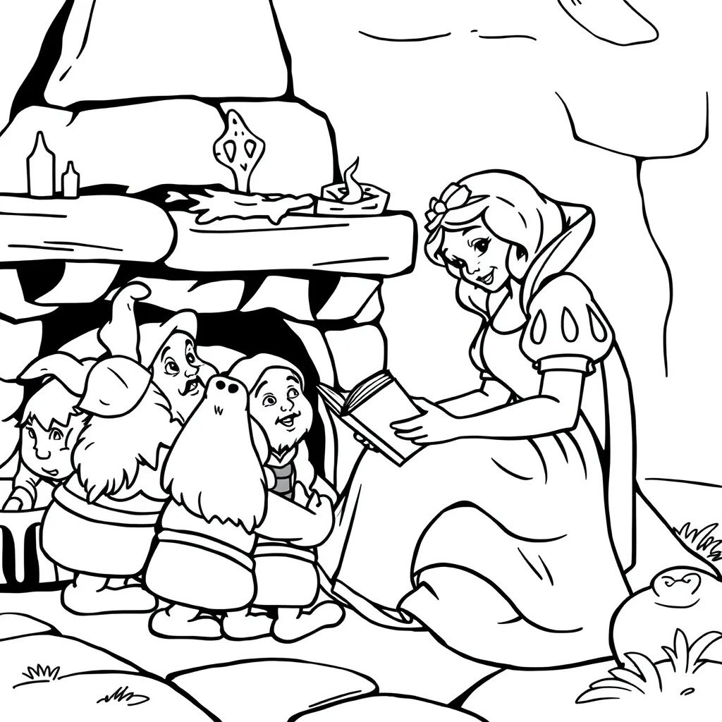 tô màu bạch tuyết 39