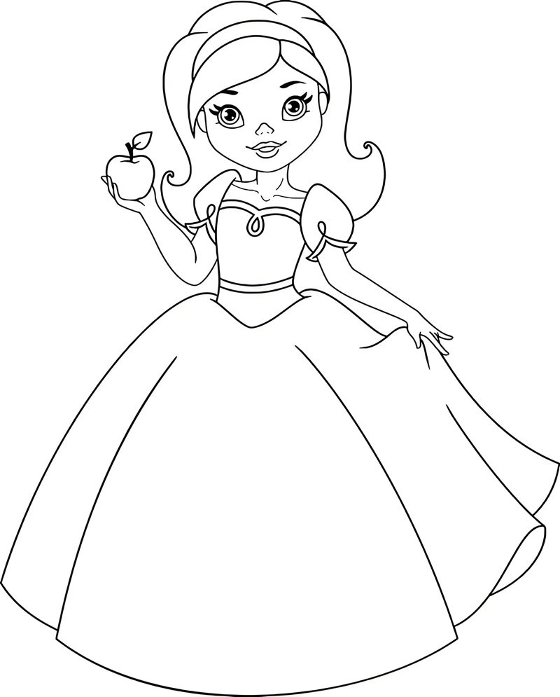 tô màu bạch tuyết 6