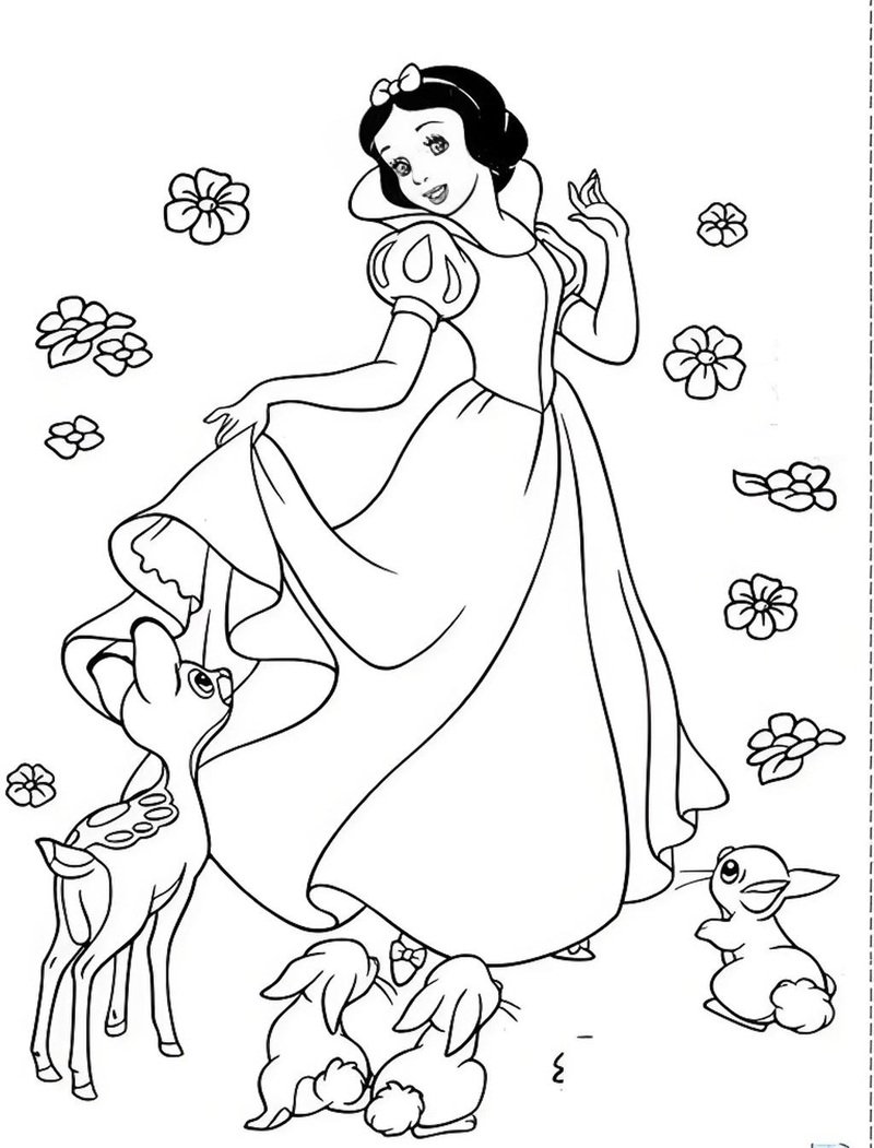 tô màu bạch tuyết 7