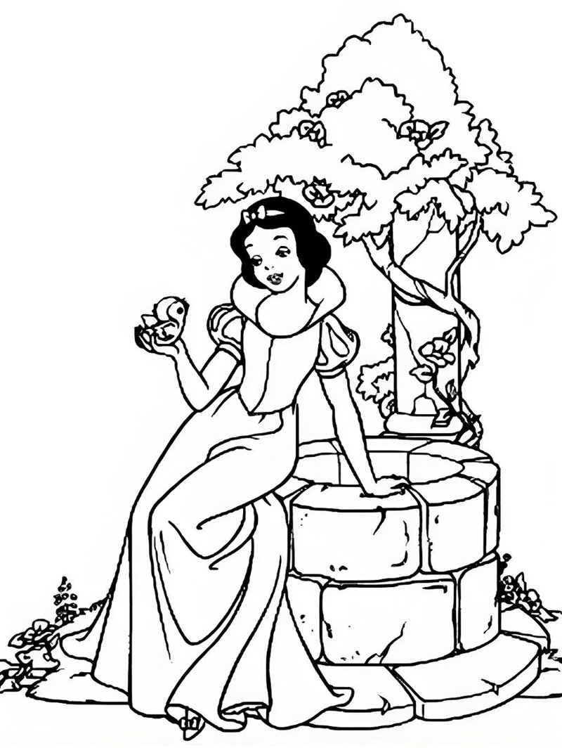 tô màu bạch tuyết 8