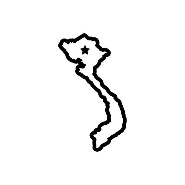 Icon for vietnam, country, government, map, land, nation, national, halong