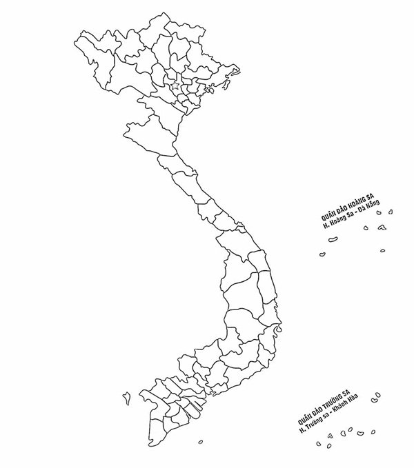 tô màu bản đồ việt nam 34