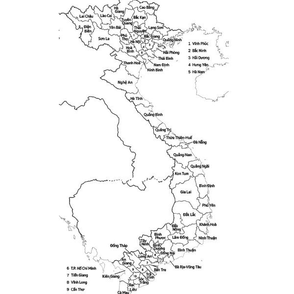 tô màu bản đồ việt nam 36