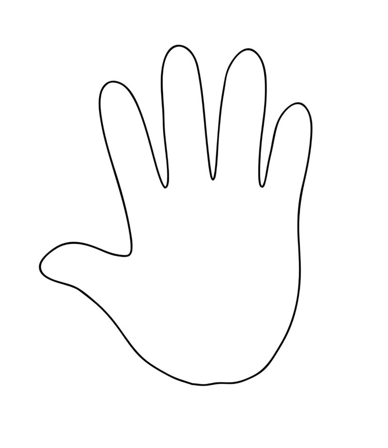 tô màu bàn tay 1
