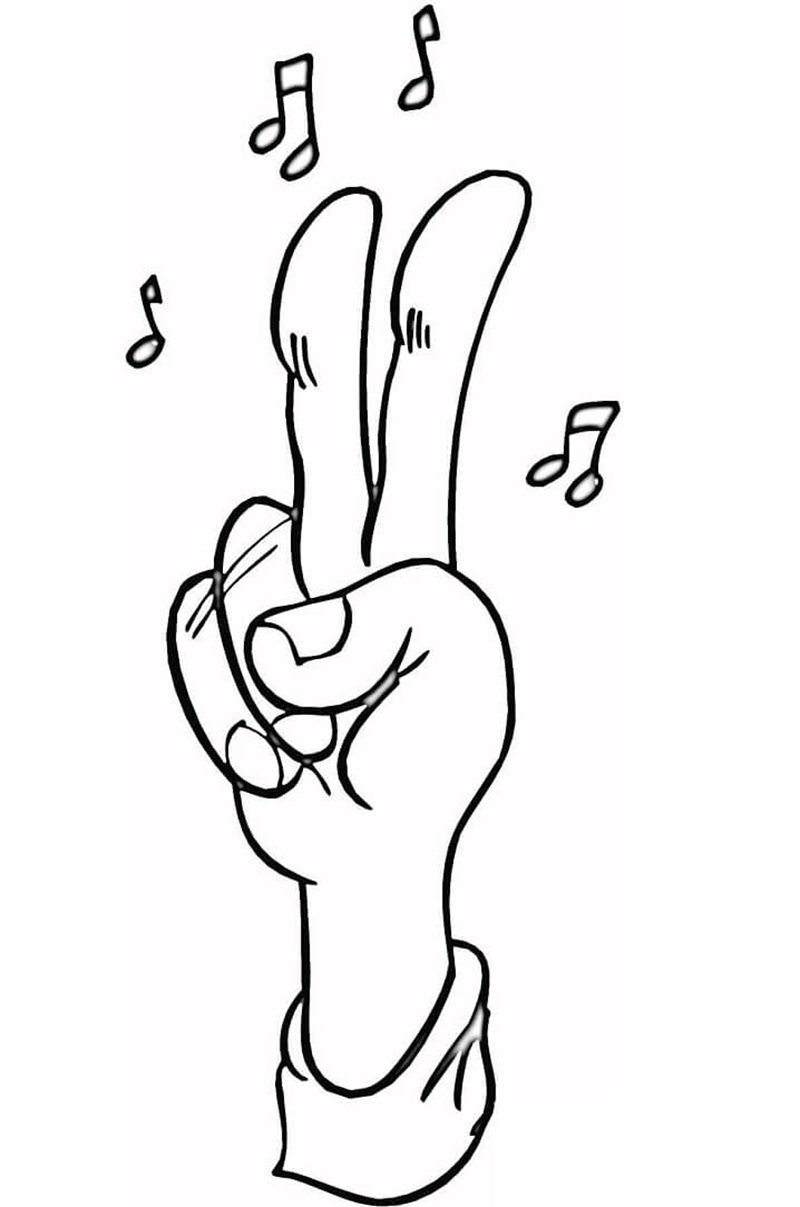 tô màu bàn tay 12