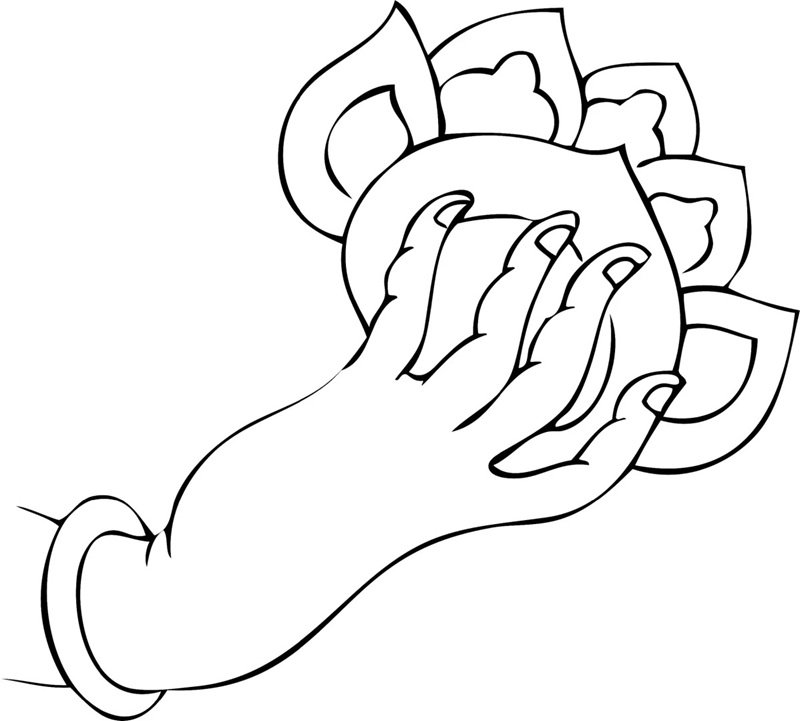 tô màu bàn tay 19