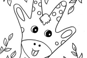 50+ tranh tô màu bàn tay siêu xinh cho bé