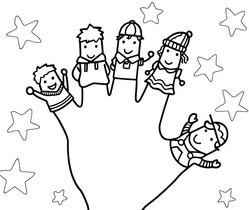 tô màu bàn tay 30