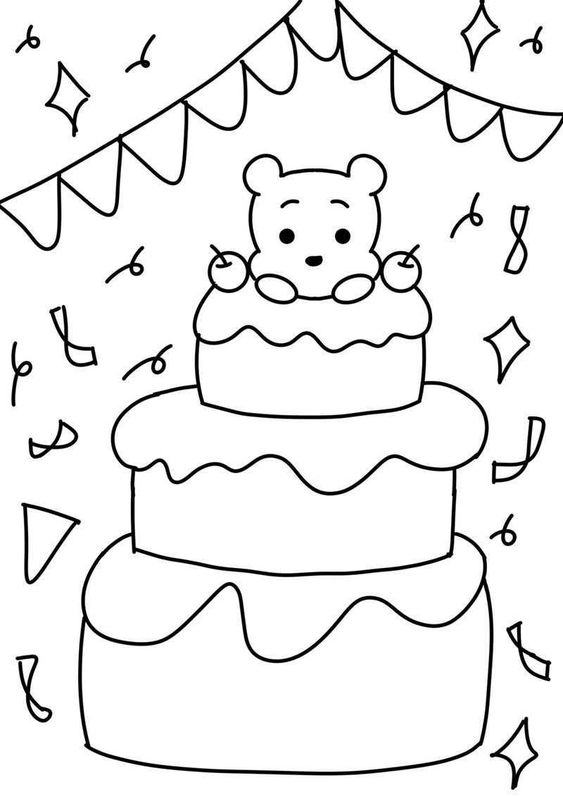 tô màu bánh kem 19