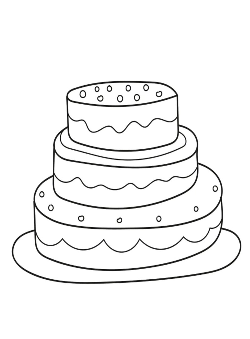 tô màu bánh kem 25