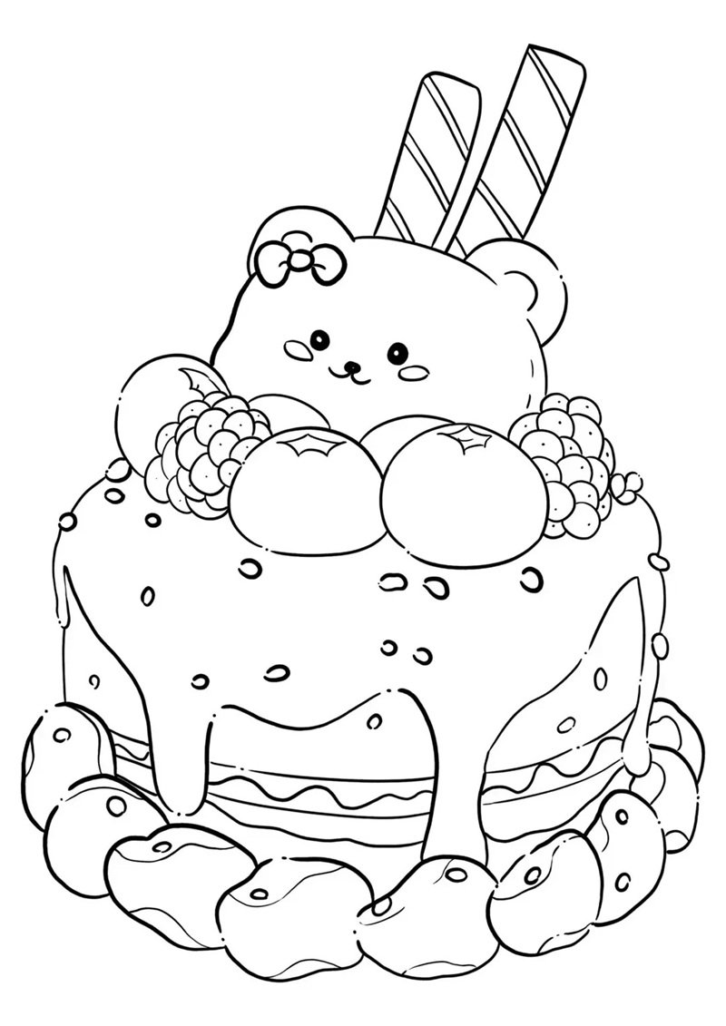 tô màu bánh kem 31