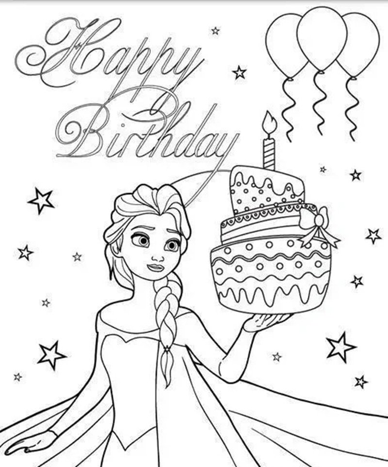 tô màu bánh kem 33