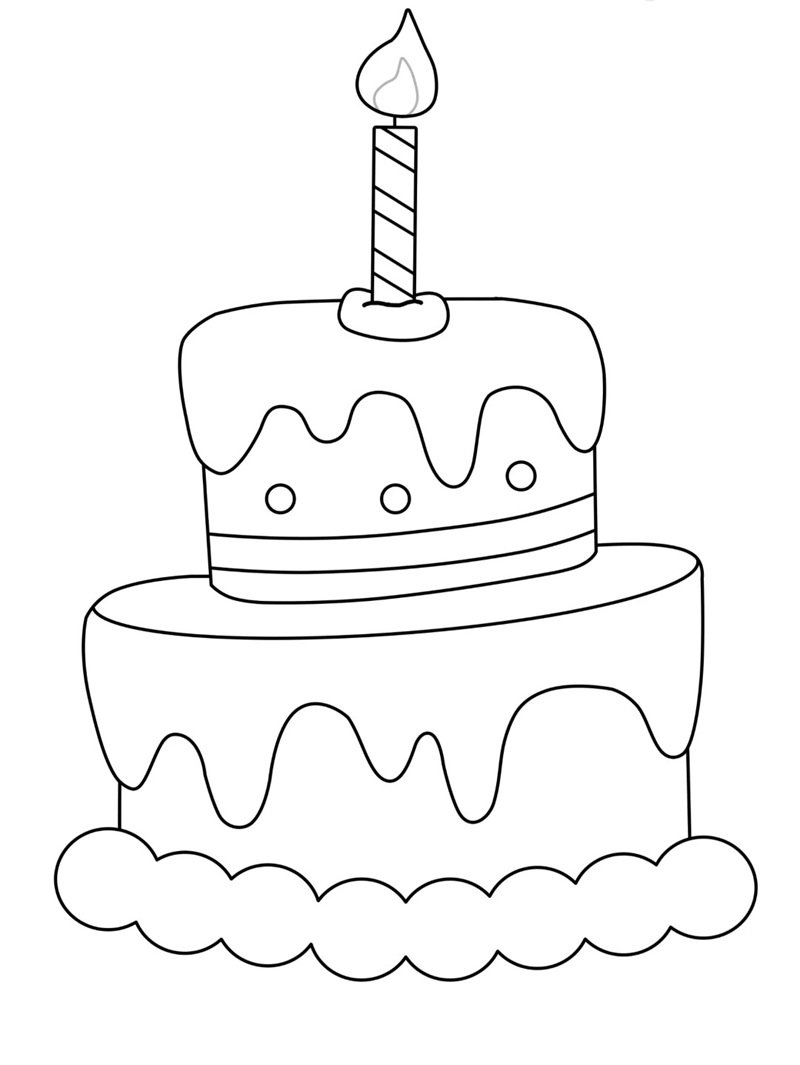 tô màu bánh kem 36