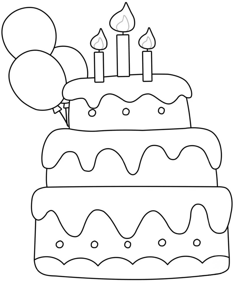 tô màu bánh kem 37