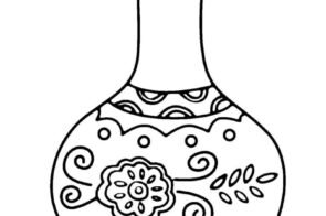 Khám phá 77+ tranh tô màu bình hoa đẹp hút mắt