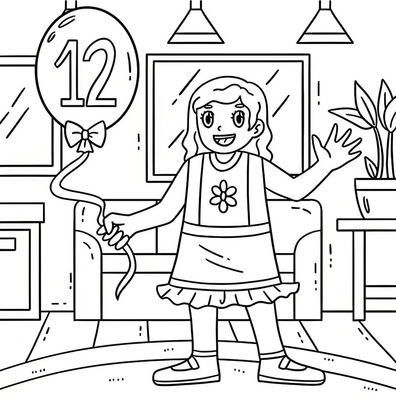 tô màu bóng bay 1