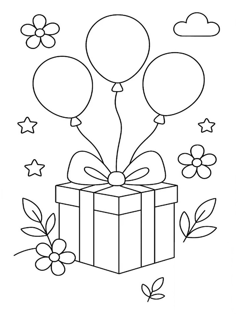 tô màu bóng bay 17