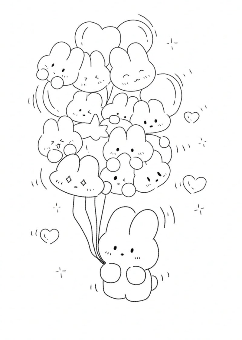 tô màu bóng bay 18