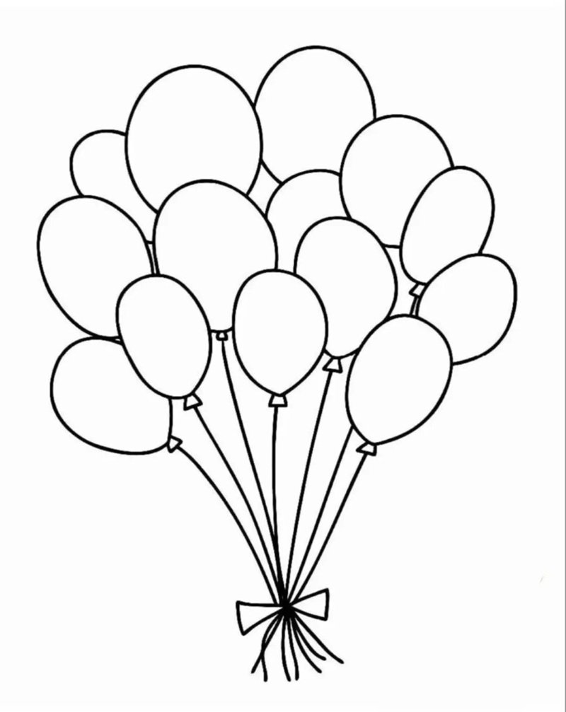 tô màu bóng bay 20