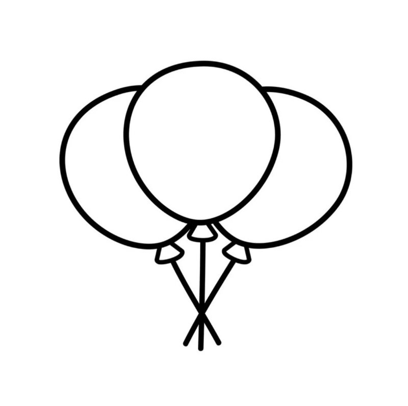 tô màu bóng bay 21