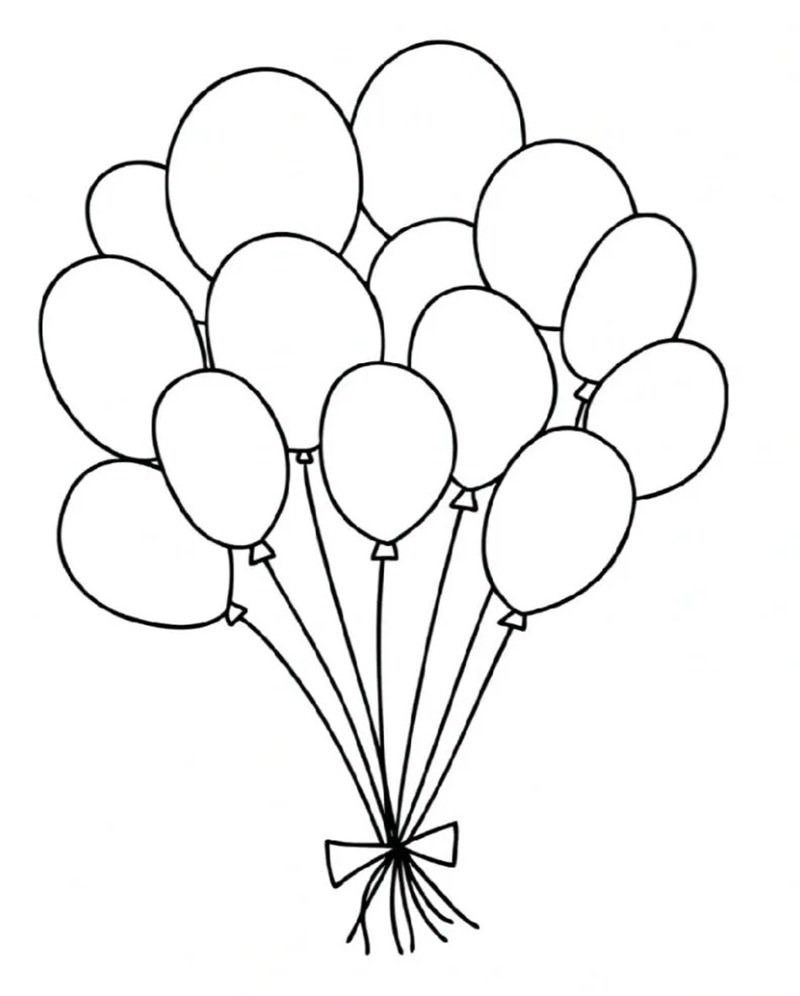 tô màu bóng bay 22