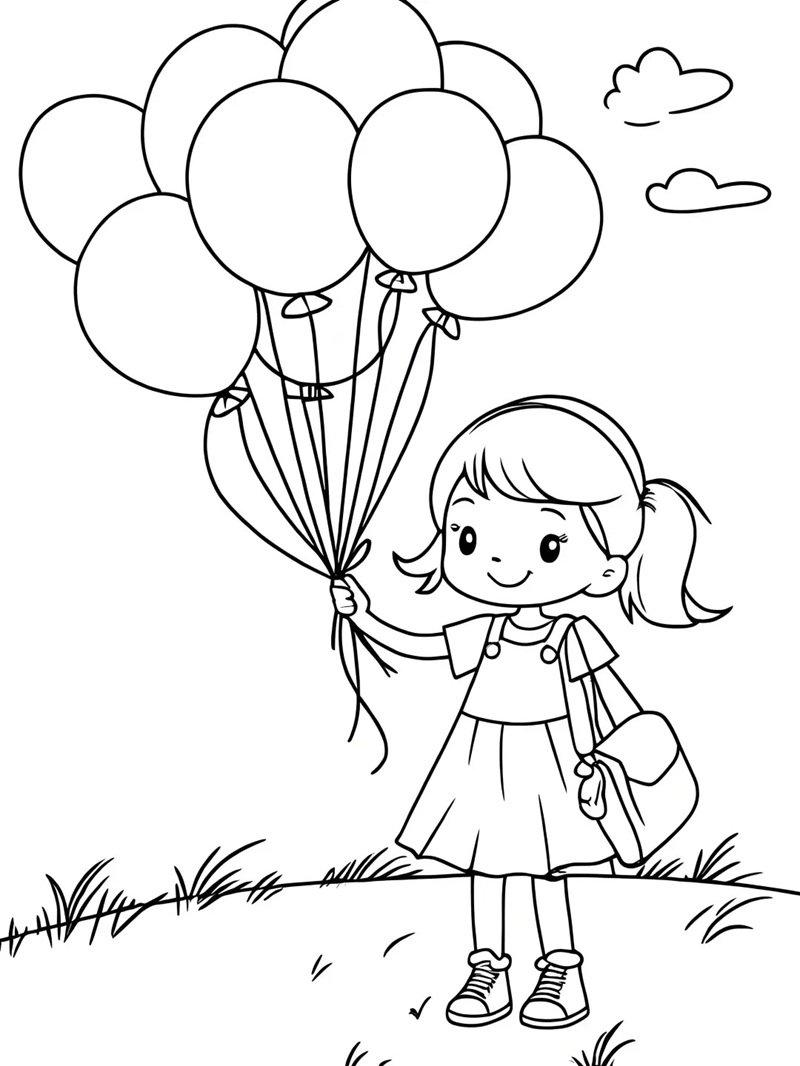 tô màu bóng bay 24