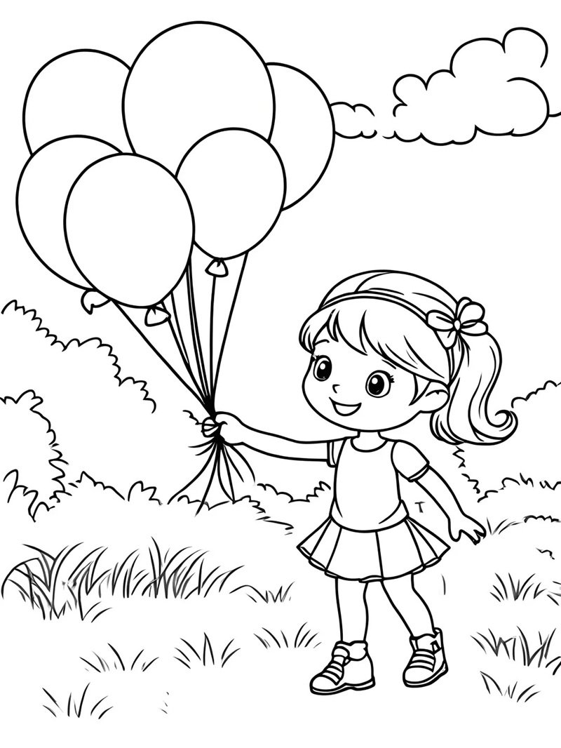 tô màu bóng bay 31