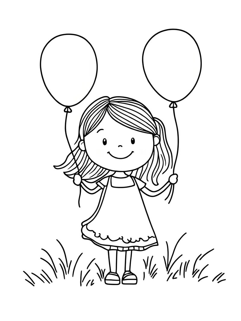 tô màu bóng bay 35