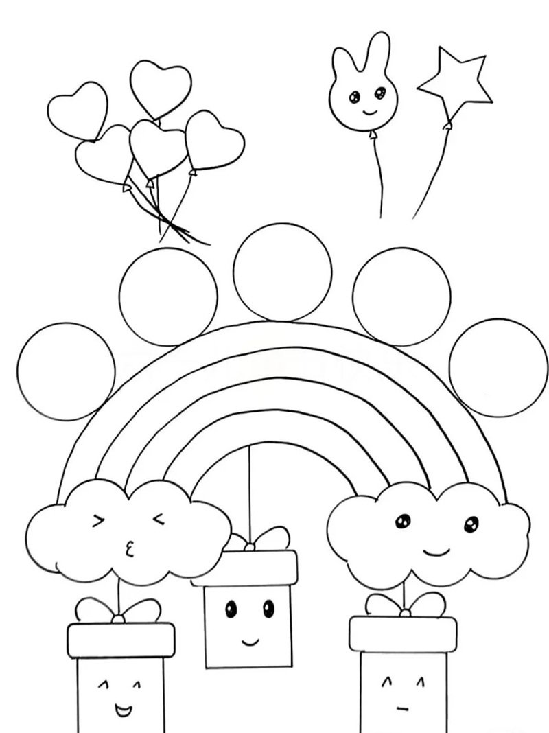 tô màu bóng bay 37