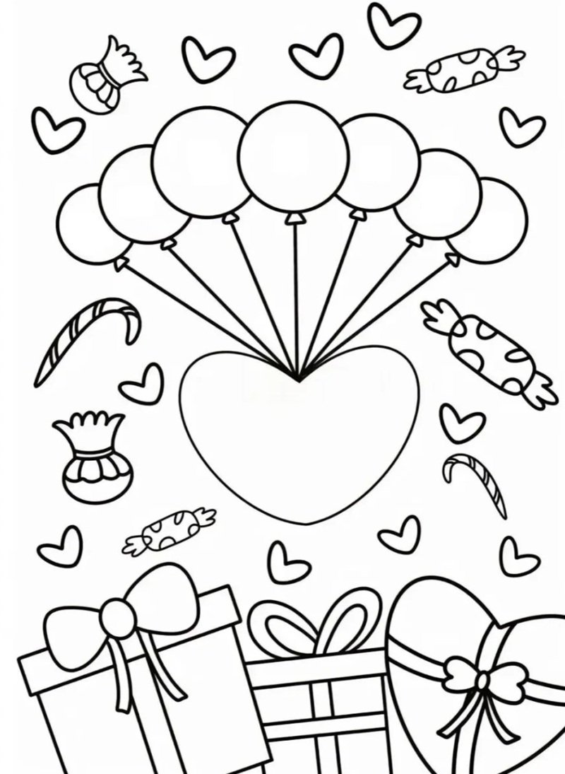 tô màu bóng bay 39