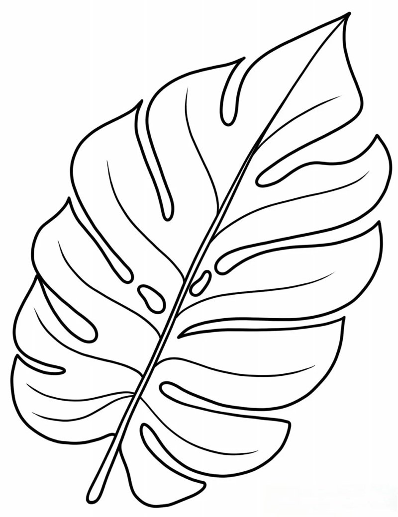 tô màu chiếc lá 36