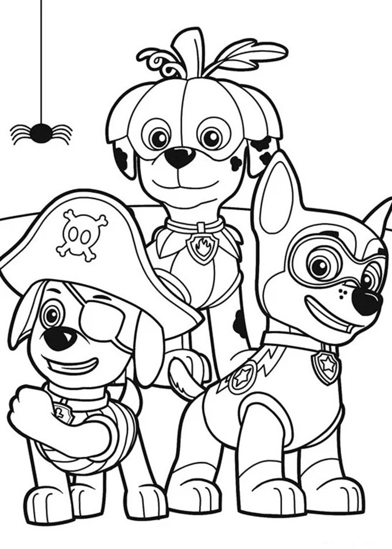 tô màu chó cứu hộ 16