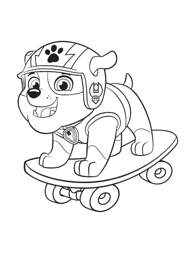 tô màu chó cứu hộ 19