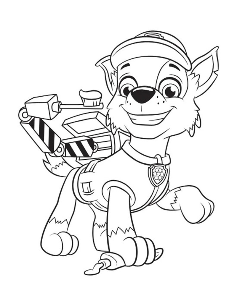 tô màu chó cứu hộ 21