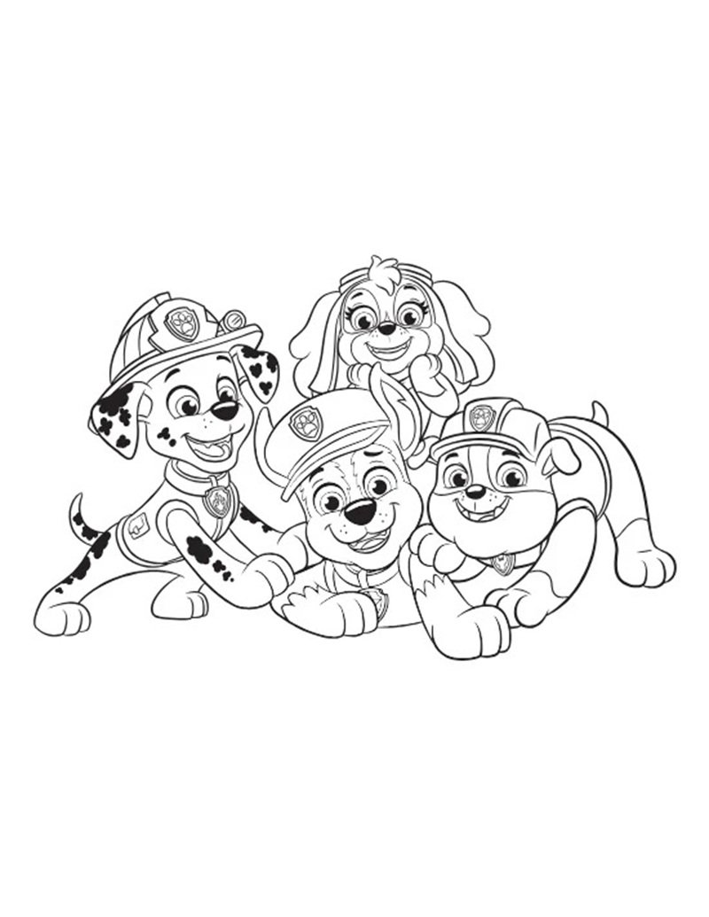 tô màu chó cứu hộ 22