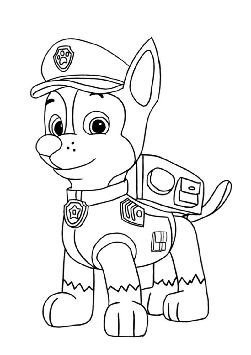 tô màu chó cứu hộ 26