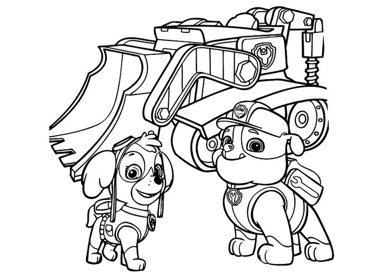 tô màu chó cứu hộ 27