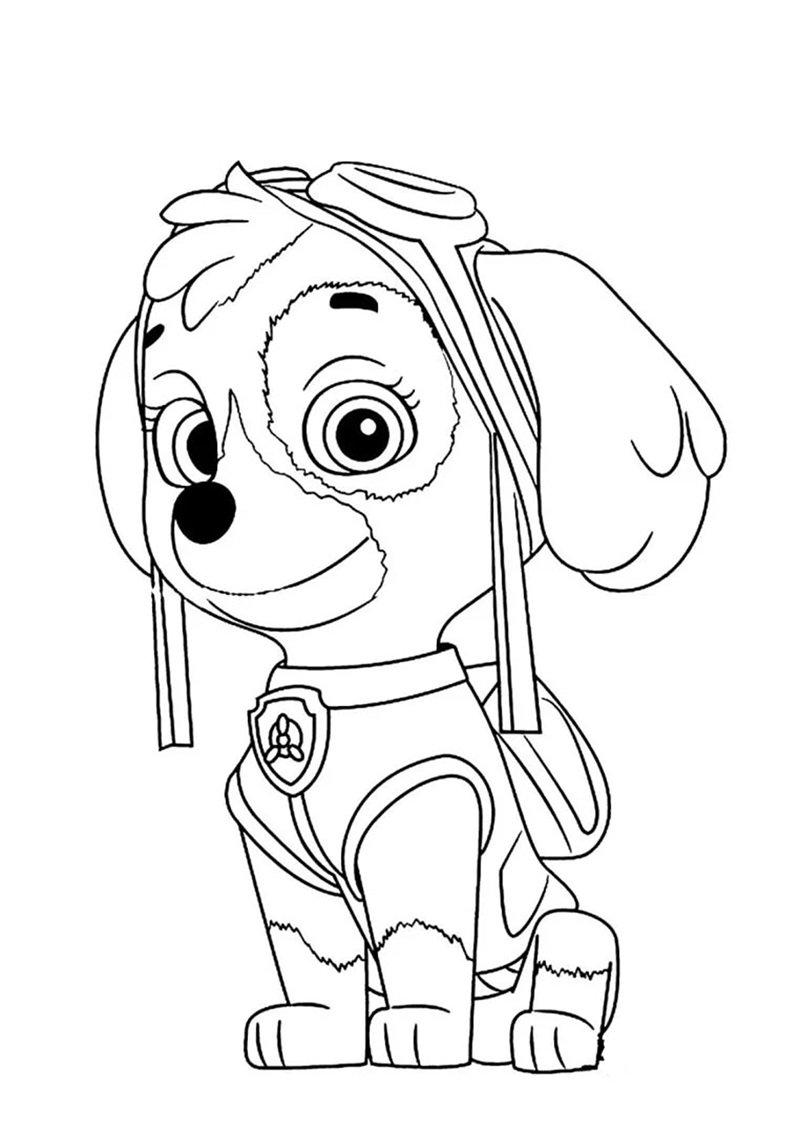 tô màu chó cứu hộ 29