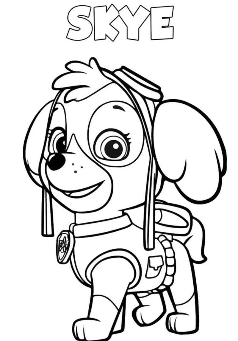 tô màu chó cứu hộ 31