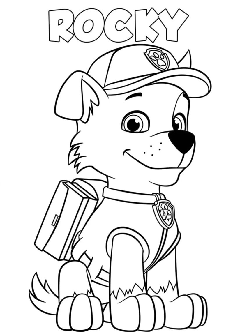 tô màu chó cứu hộ 32