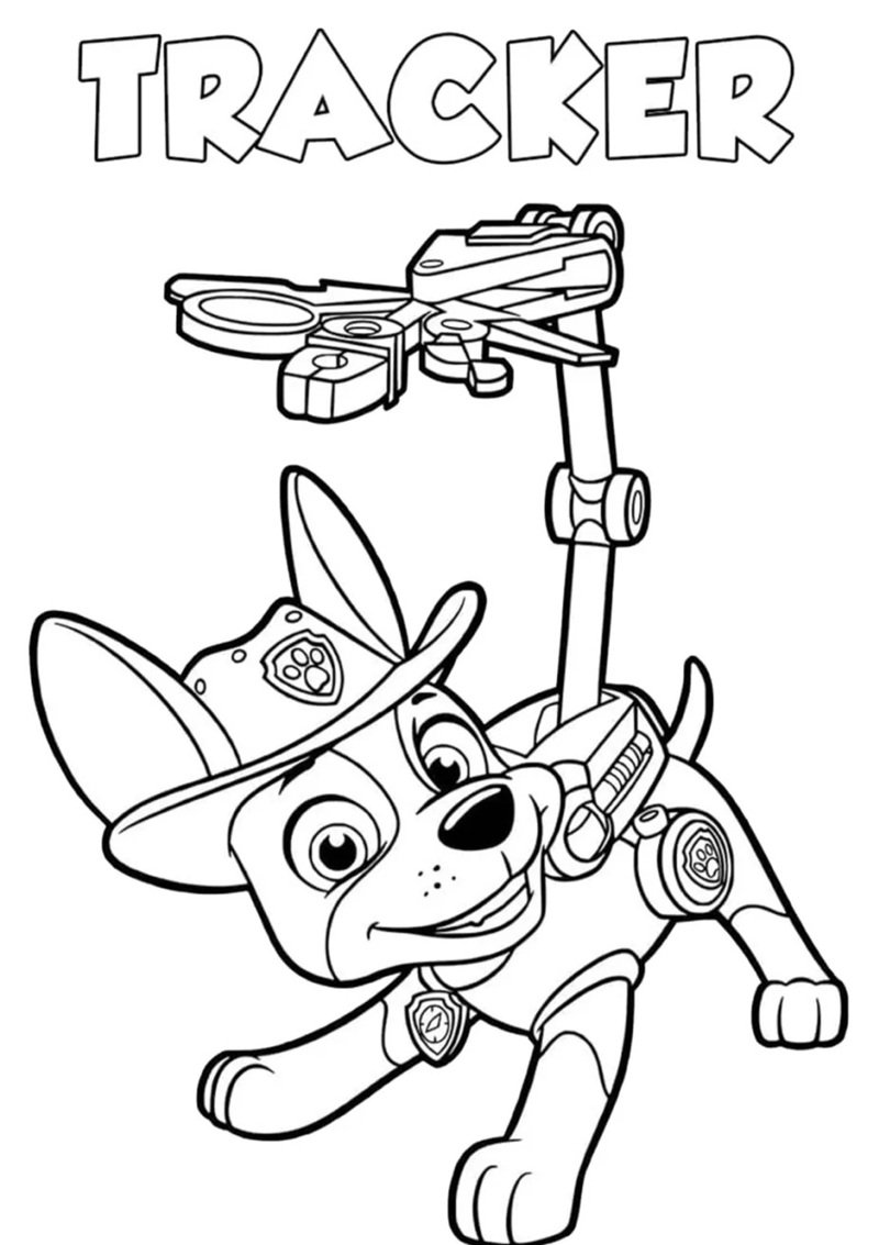 tô màu chó cứu hộ 36