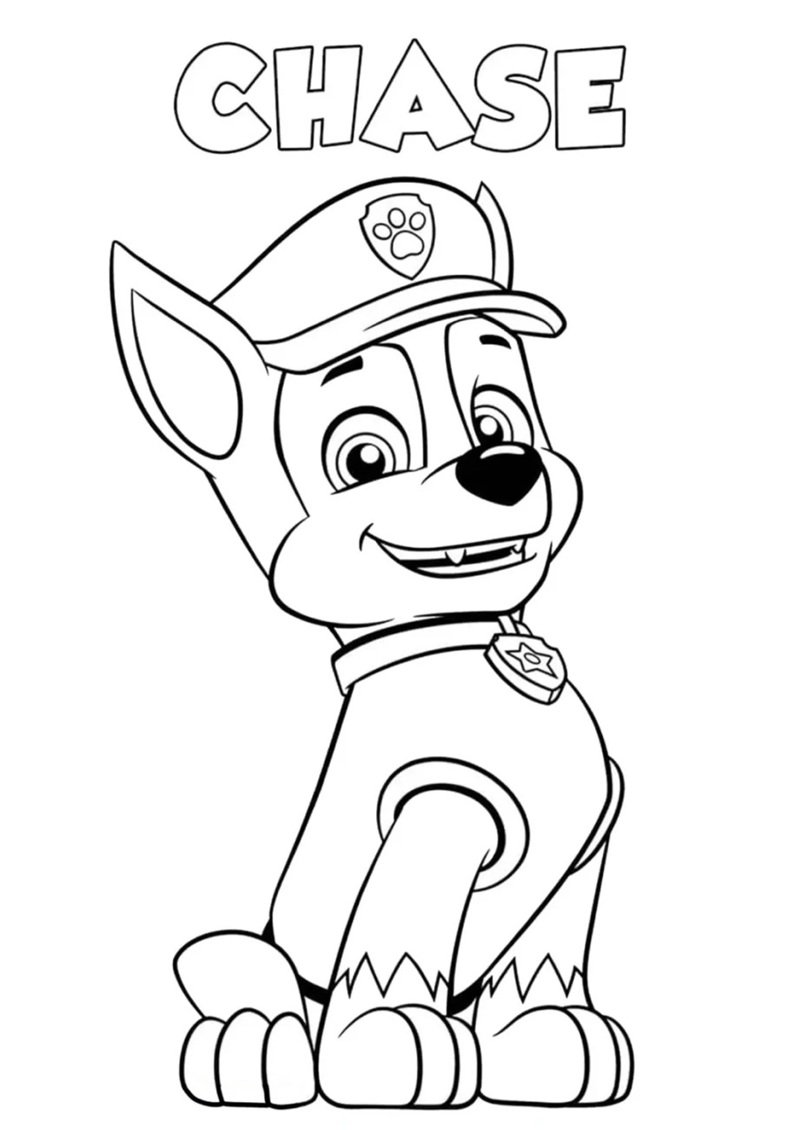 tô màu chó cứu hộ 38