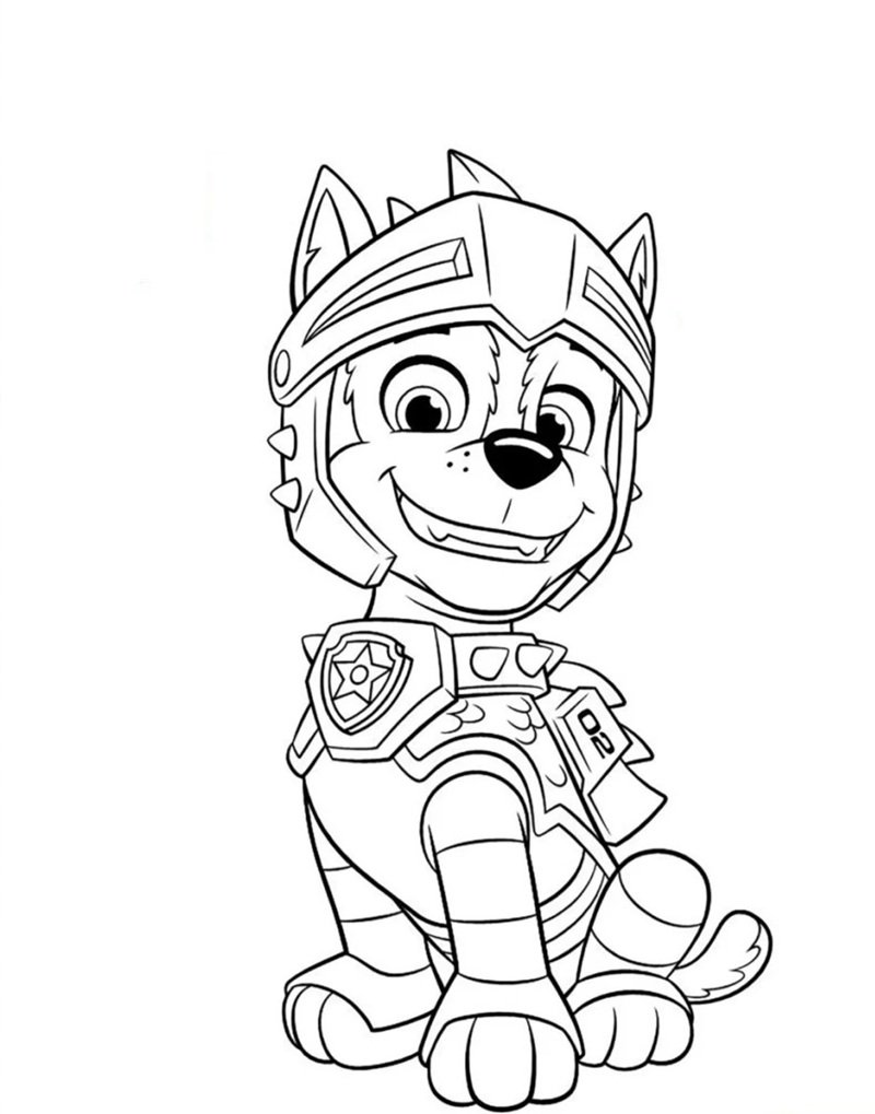 tô màu chó cứu hộ 42