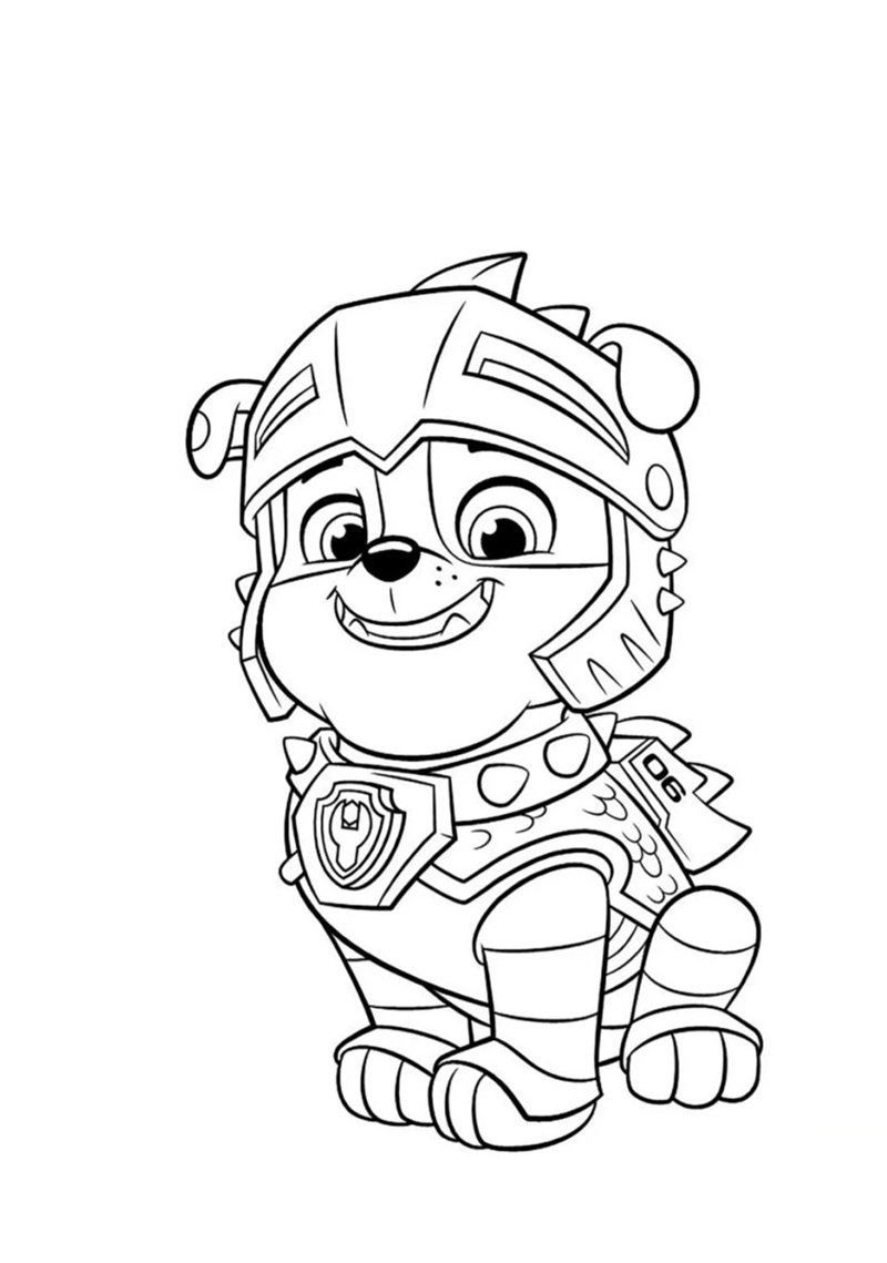 tô màu chó cứu hộ 43