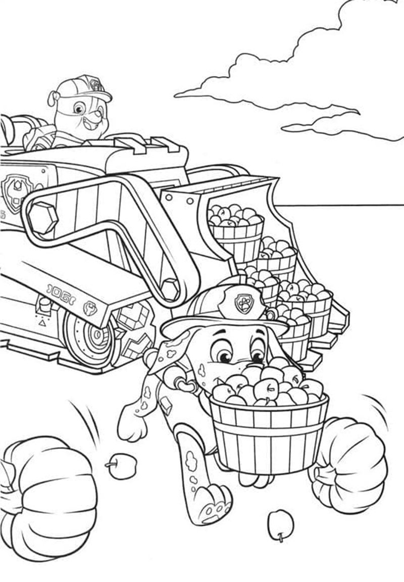 tô màu chó cứu hộ 9